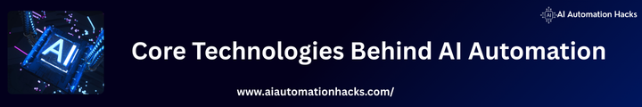 Core Technologies Behind AI Automation