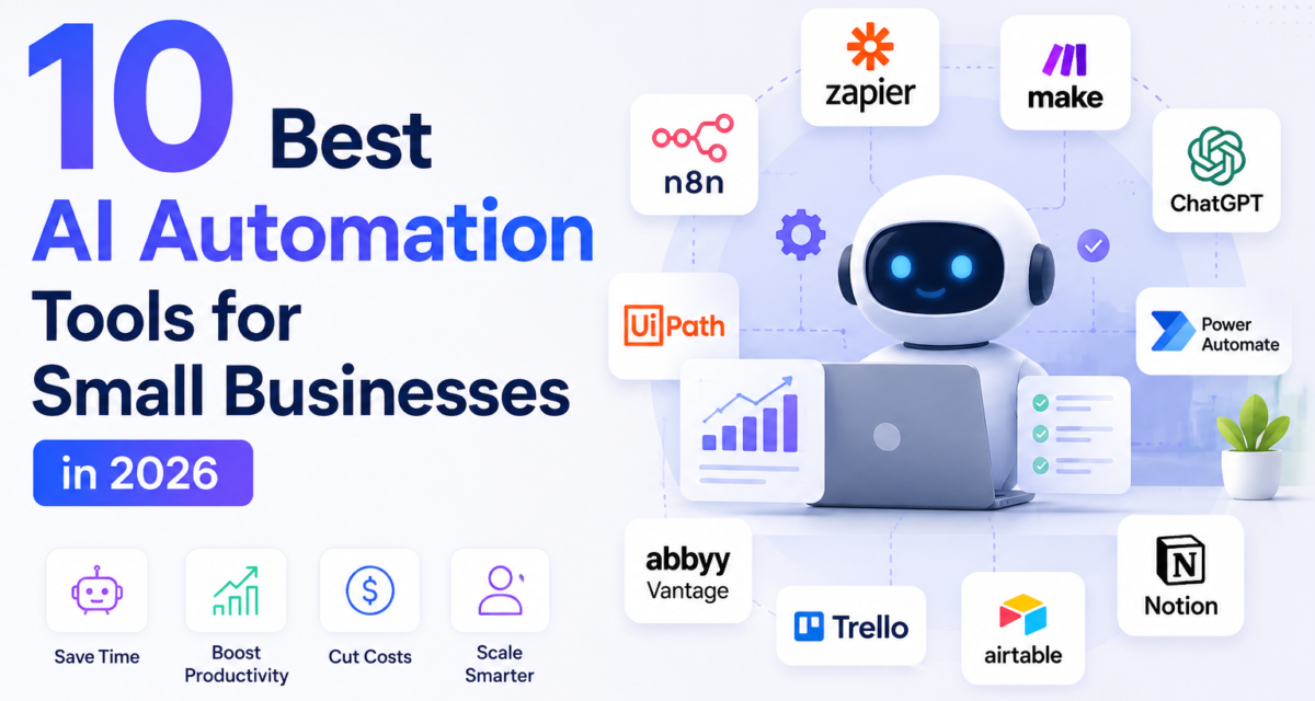 10 Best AI Automation Tools for Small Businesses in 2026 (Tested & Ranked)
