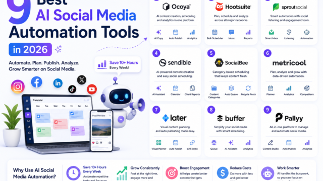 9 Best AI Social Media Automation Tools in 2026 (Compared)