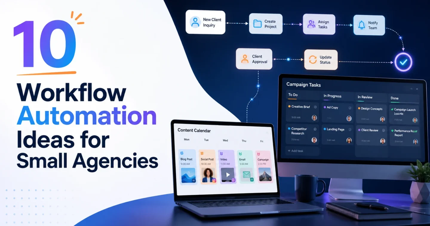 10 Workflow Automation Ideas for Small Agencies