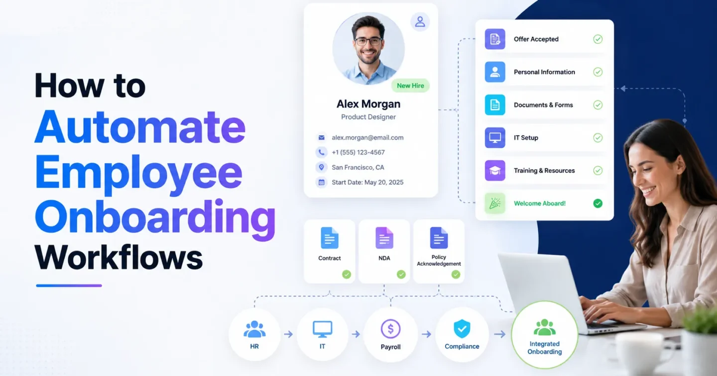 How to Automate Employee Onboarding Workflows